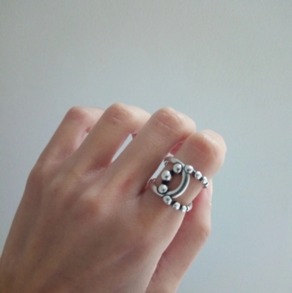 NEW | Large 925 Sterling Silver Ball Ring - Picture 13 of 16